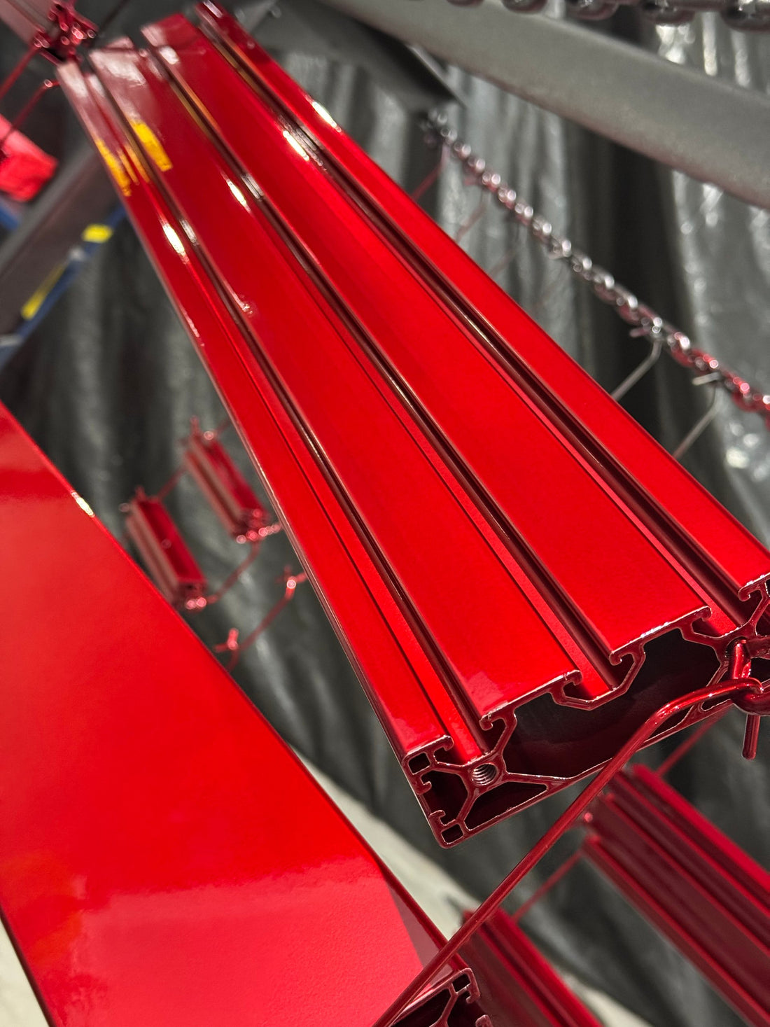 Red extrusions