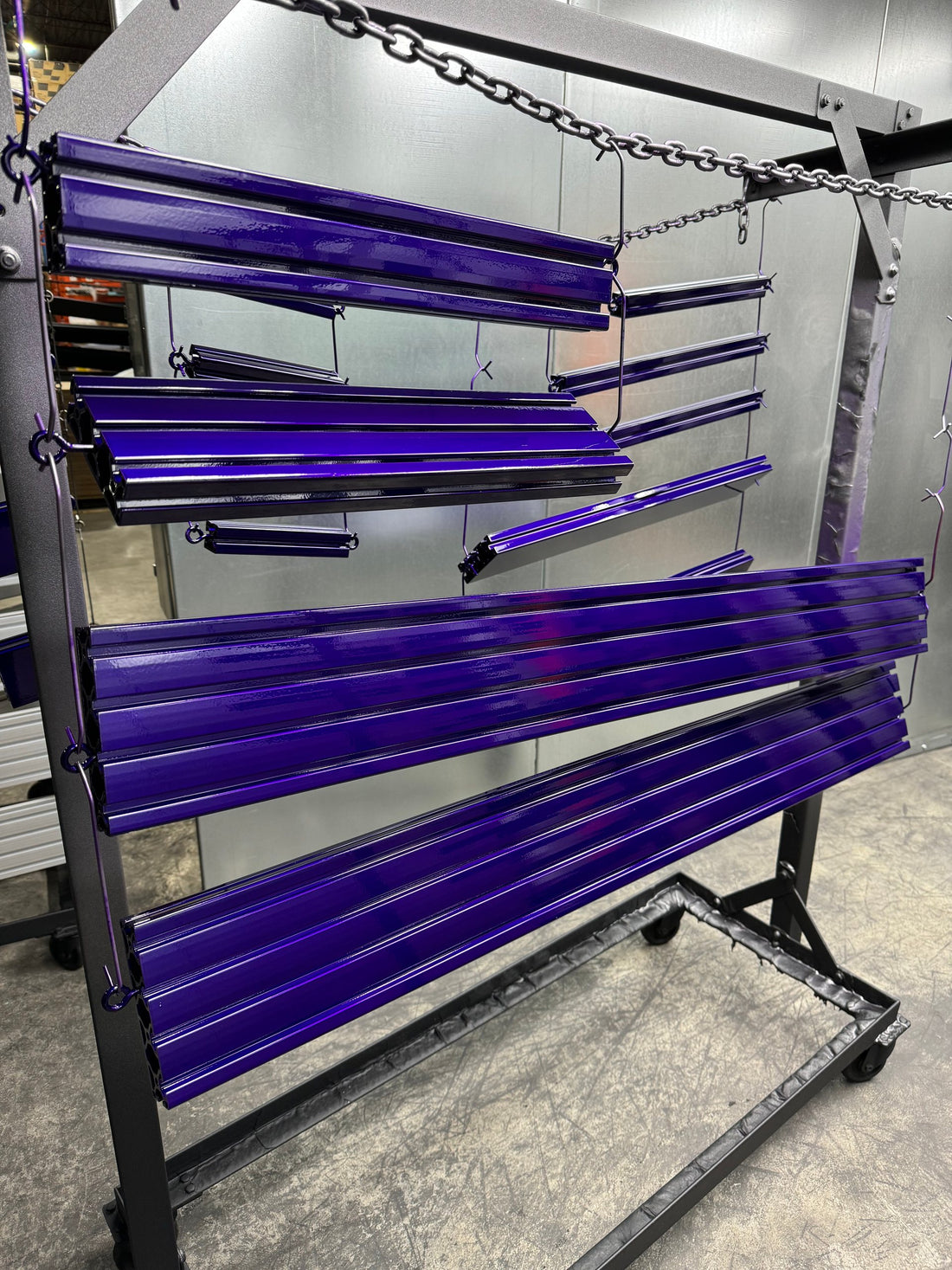 Purple extrusions