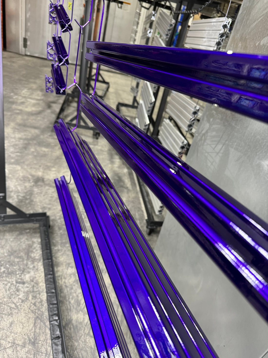 Purple extrusions