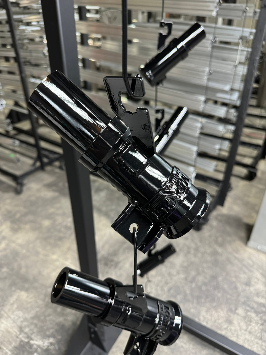 Gloss black part