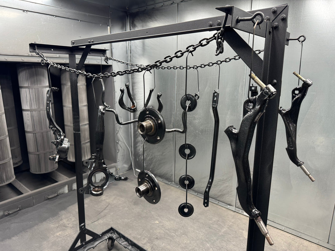 Black suspension parts