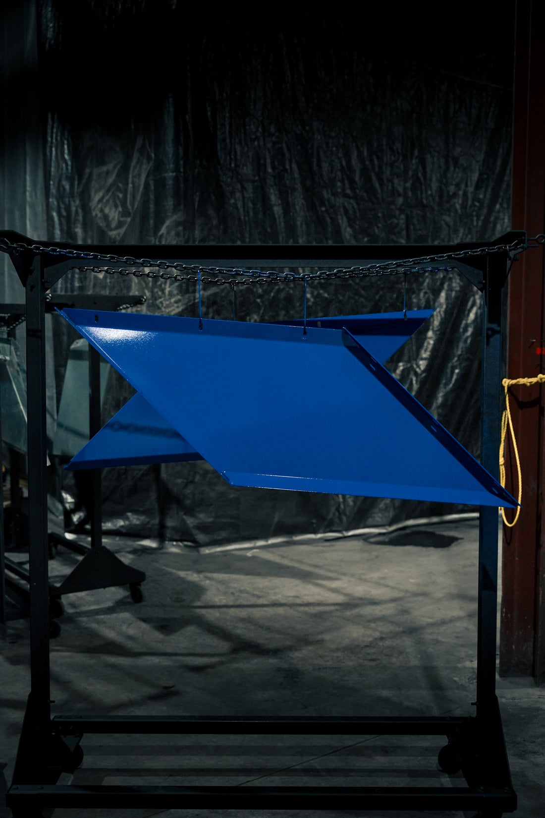 Blue panel