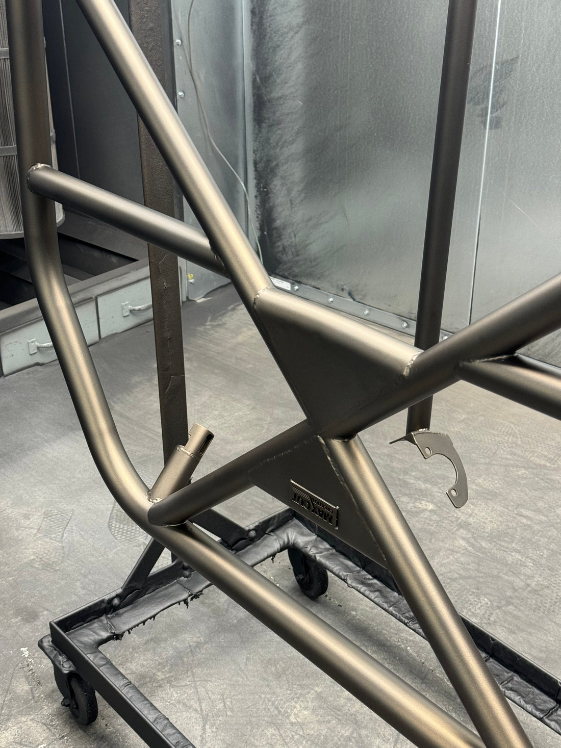 Bronze tube frame