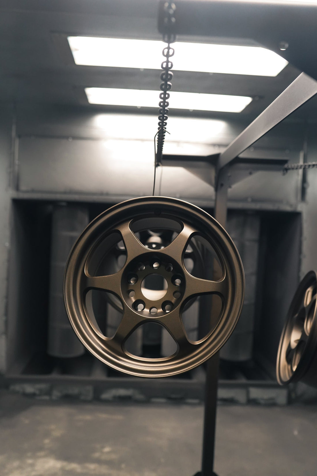 Matte bronze wheel