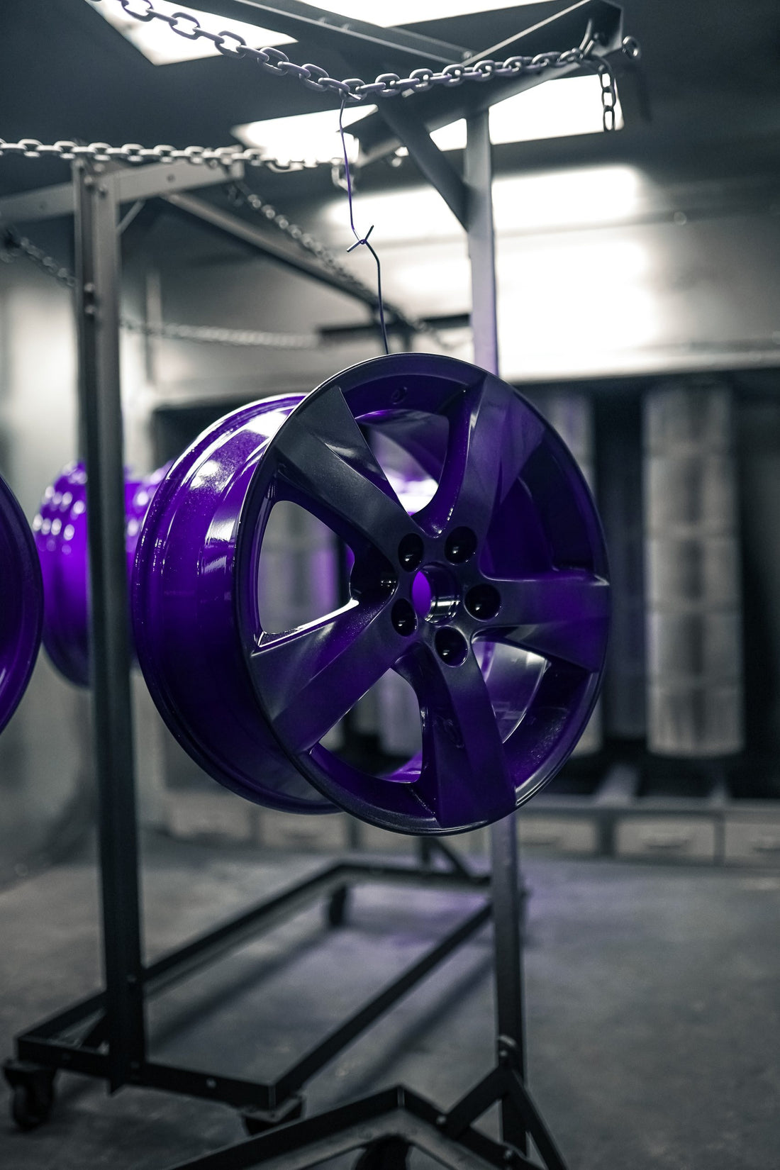 Gloss purple wheel