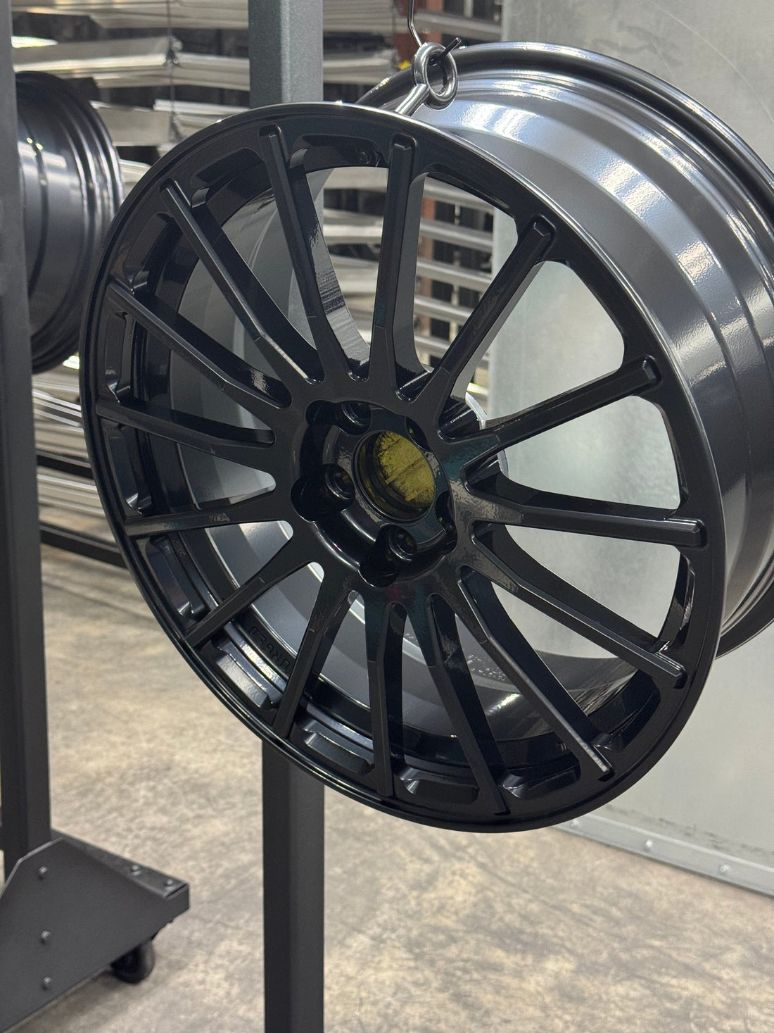Semi-gloss black wheel